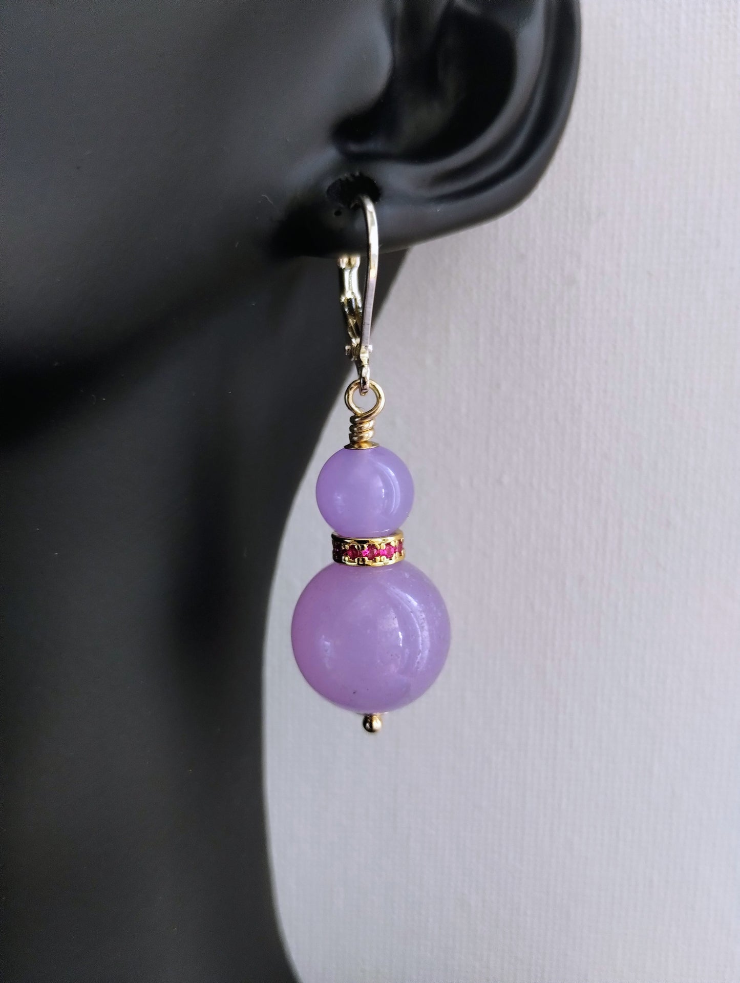 Moon Orchid Earrings