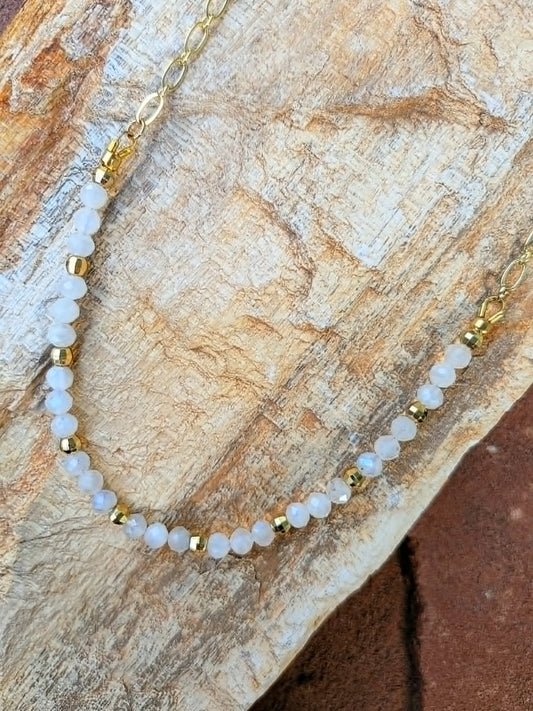 Moonlit Thread Necklace
