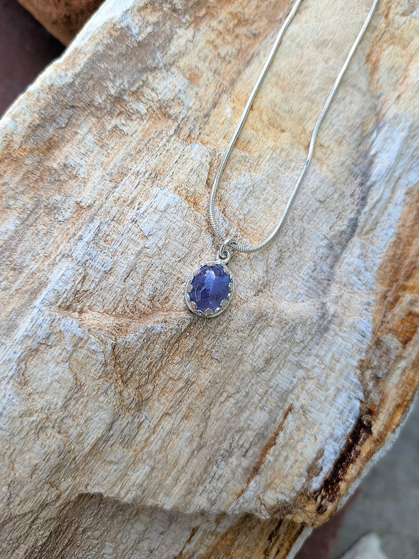 Twilight Over Merelani Tanzanite Necklace