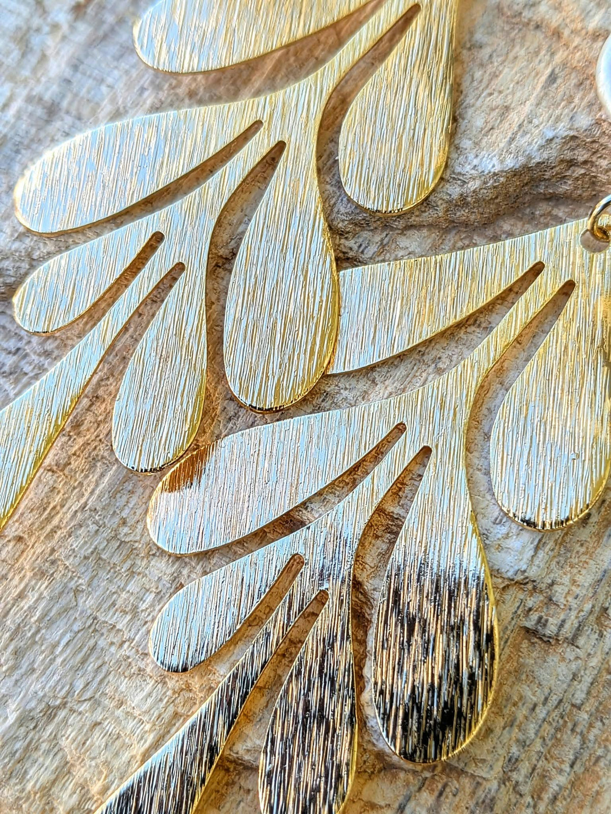 Gilded Frond Earrings
