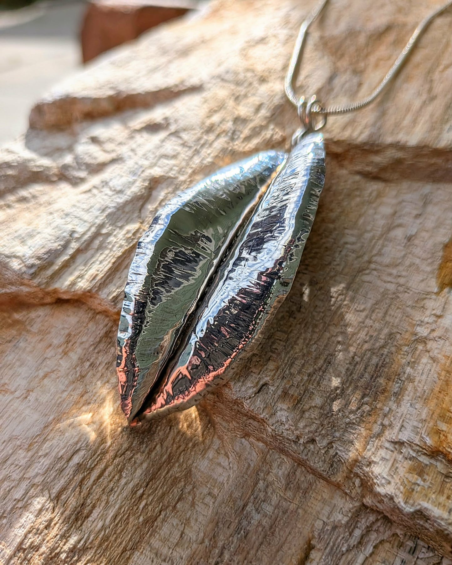 Leaf in Light Necklace