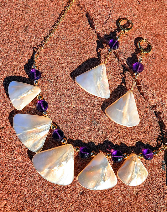 Thetis Necklace and Earrings Set