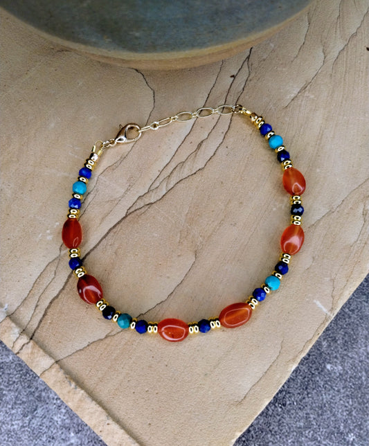 Nile Treasures Gemstone Bracelet