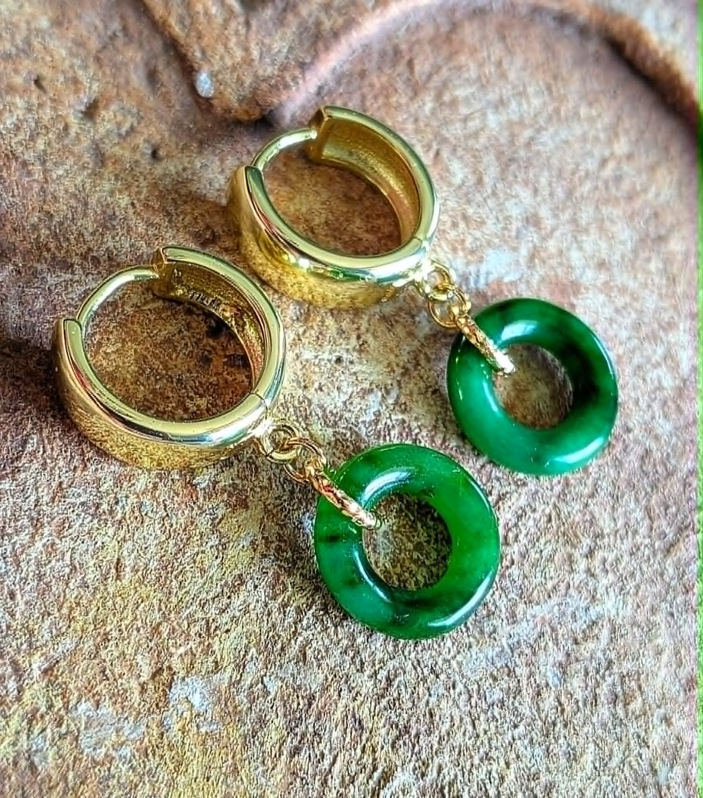 Verdant Circle Earrings