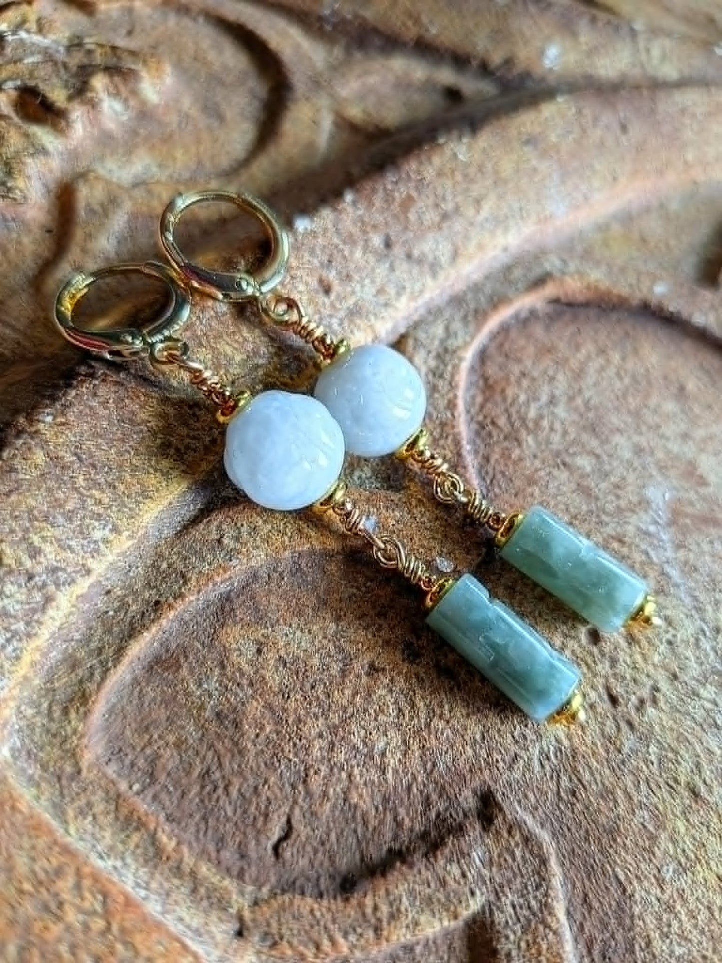 Lotus & Leaf Earrings
